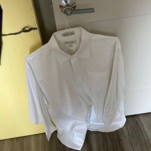 Nordstrom White dress shirt size 17 1/2 / 34. Worn once beautiful